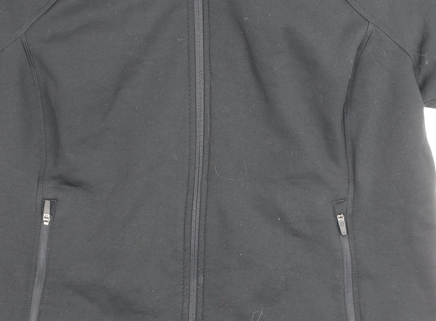 Marks and Spencer Women's Black Hooded Zip Jacket Size 18