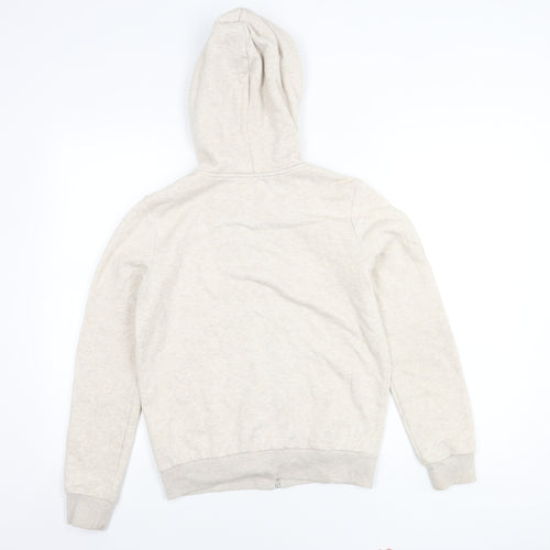 H&M Women Beige XS Basic Jacket with Hood