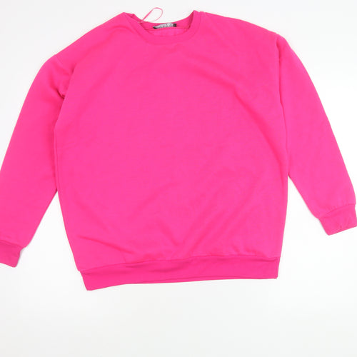 Select Women's Pink Pullover Hoodie, Medium, Casual Comfort