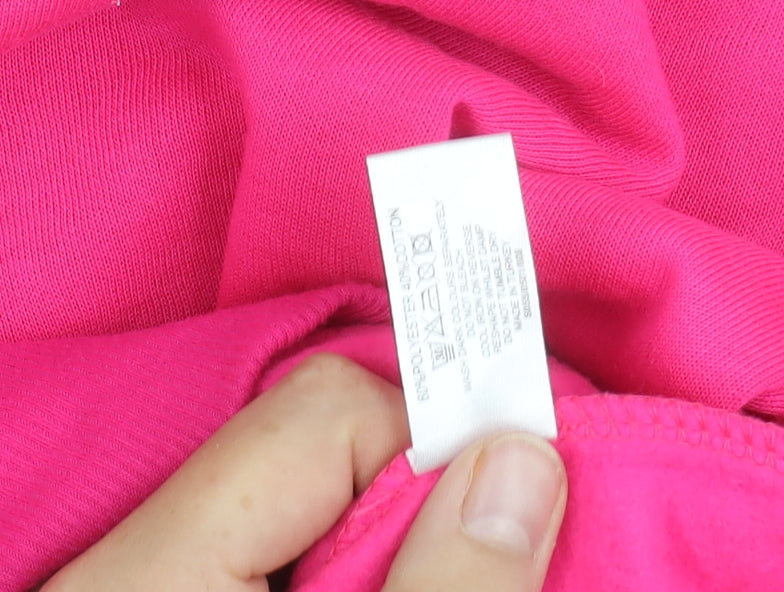 Select Women's Pink Pullover Hoodie, Medium, Casual Comfort