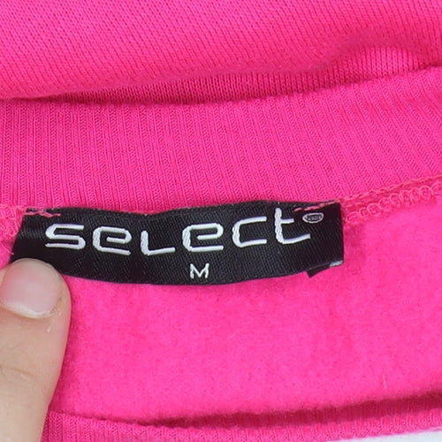 Select Women's Pink Pullover Hoodie, Medium, Casual Comfort
