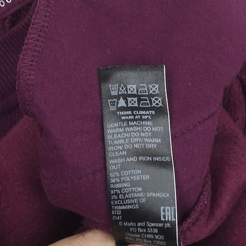 Marks and Spencer Women’s Purple Pullover Sweatshirt Size 10