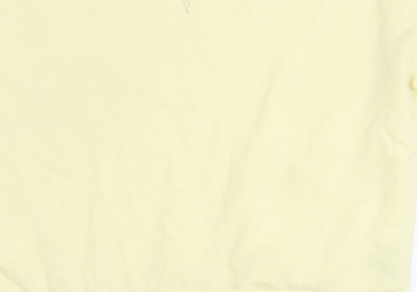 H&M Women's Yellow Pullover Sweatshirt, Size L, Casual