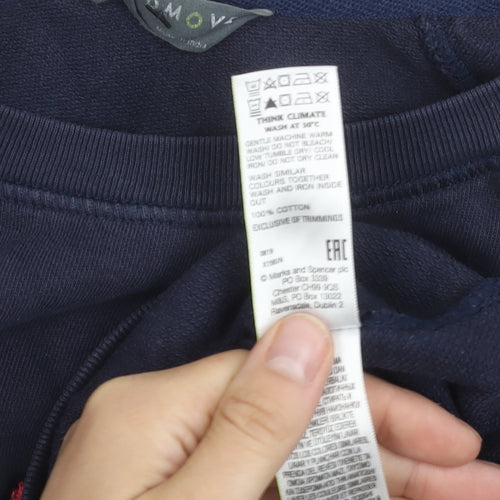 Marks and Spencer Women's Blue Pullover Sweatshirt Size 10