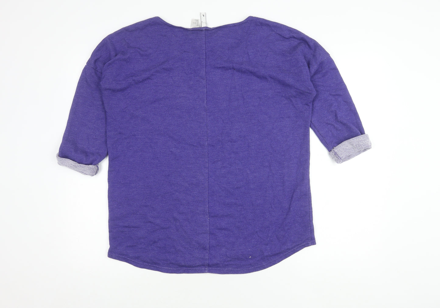 H&M Women's L Purple Pullover Jumper