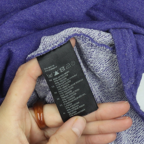 H&M Women's L Purple Pullover Jumper