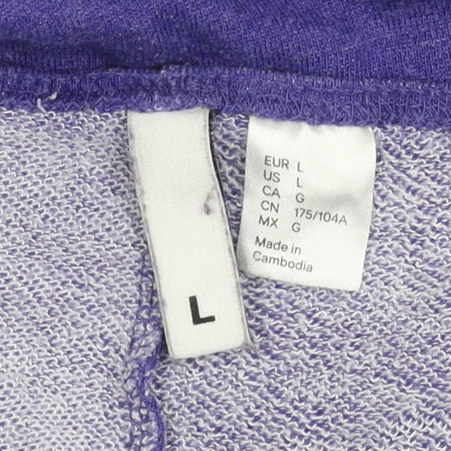 H&M Women's L Purple Pullover Jumper