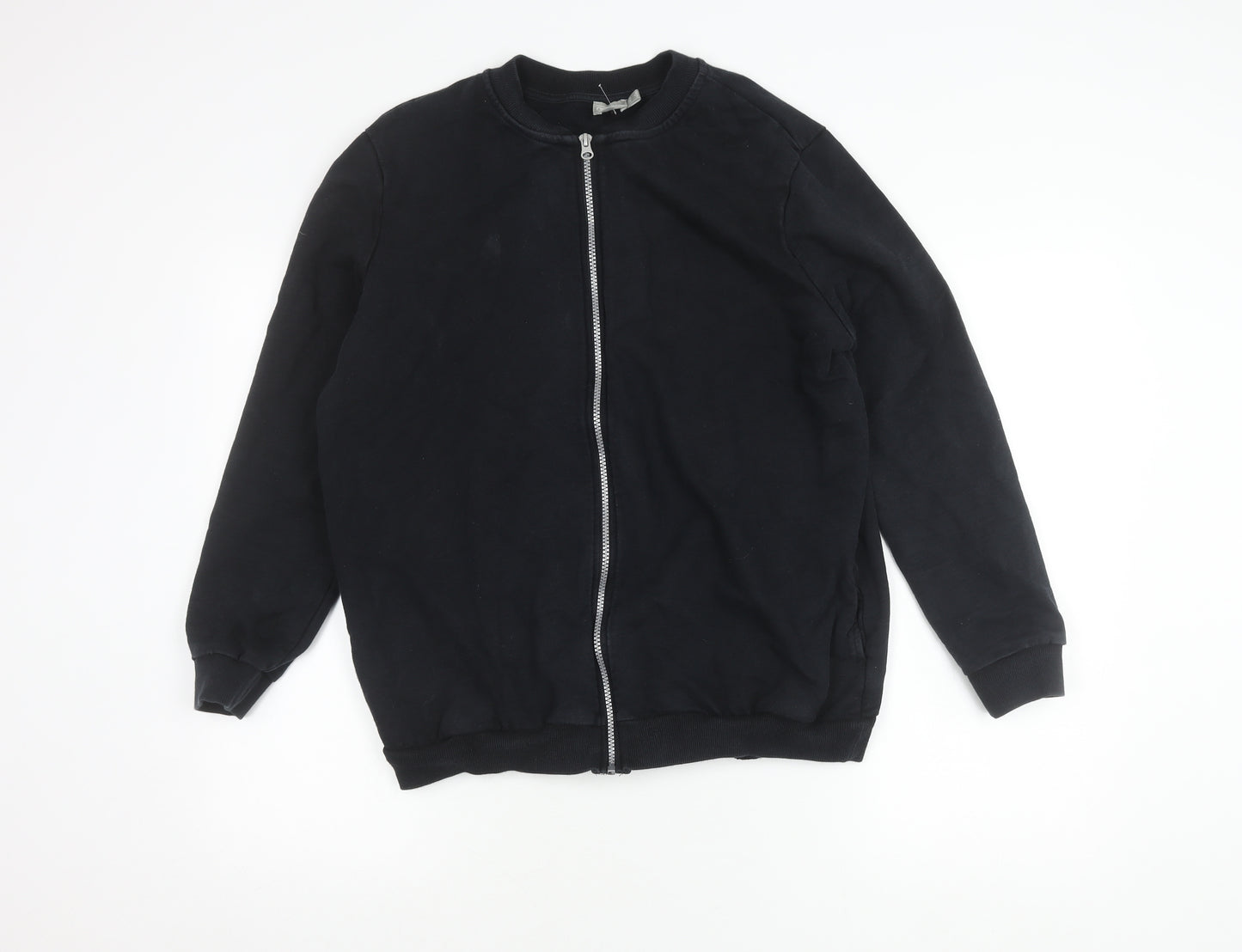 ASOS Women's Black Bomber Jacket Size 12 Casual