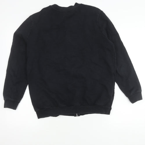 ASOS Women's Black Bomber Jacket Size 12 Casual