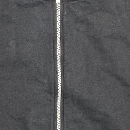 ASOS Women's Black Bomber Jacket Size 12 Casual