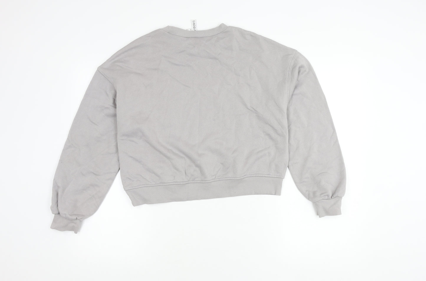 H&M Women's Grey Pullover Sweatshirt Size 8
