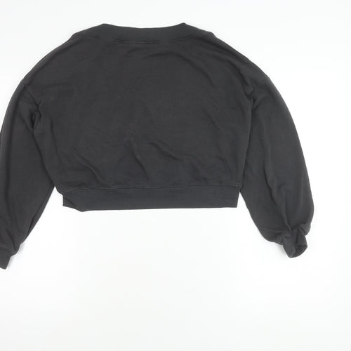 Divided Women's Black XS Pullover V-Neck Jumper