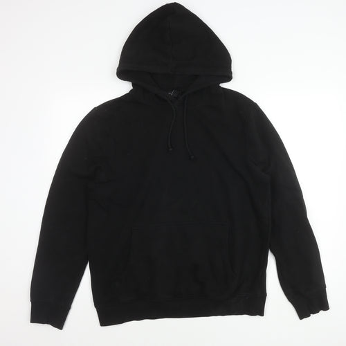 New Look Men's Black Pullover Hoodie - Size M