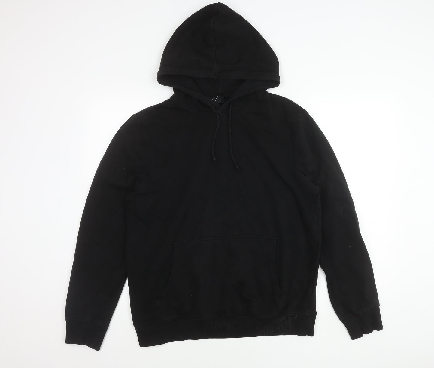 New Look Men's Black Pullover Hoodie - Size M