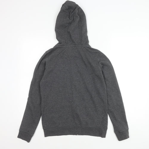 New Look Women's Grey Basic Hooded Jacket Size 8