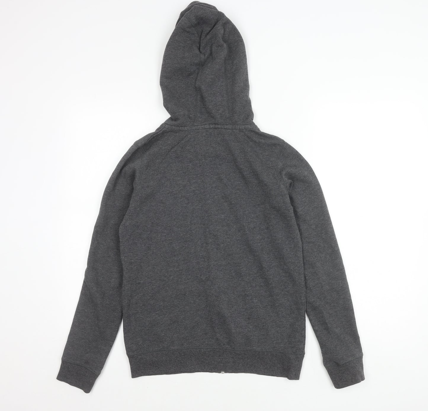 New Look Women's Grey Basic Hooded Jacket Size 8