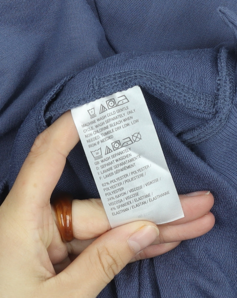 H by Halston Women’s Blue 2XL Pullover Roll Neck Jumper