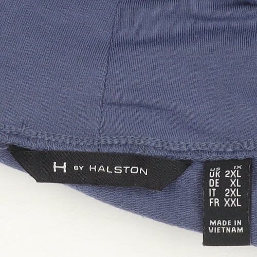 H by Halston Women’s Blue 2XL Pullover Roll Neck Jumper