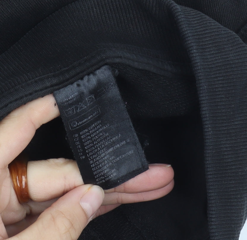 H&M Women's Black Cotton Joggers Size S