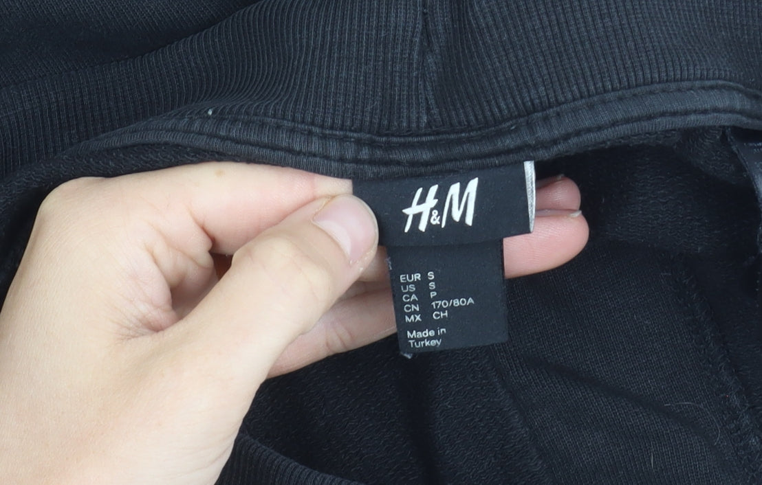 H&M Women's Black Cotton Joggers Size S