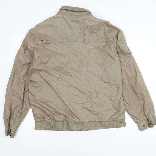 BHS Unisex Beige Bomber Jacket, M, Casual Lightweight