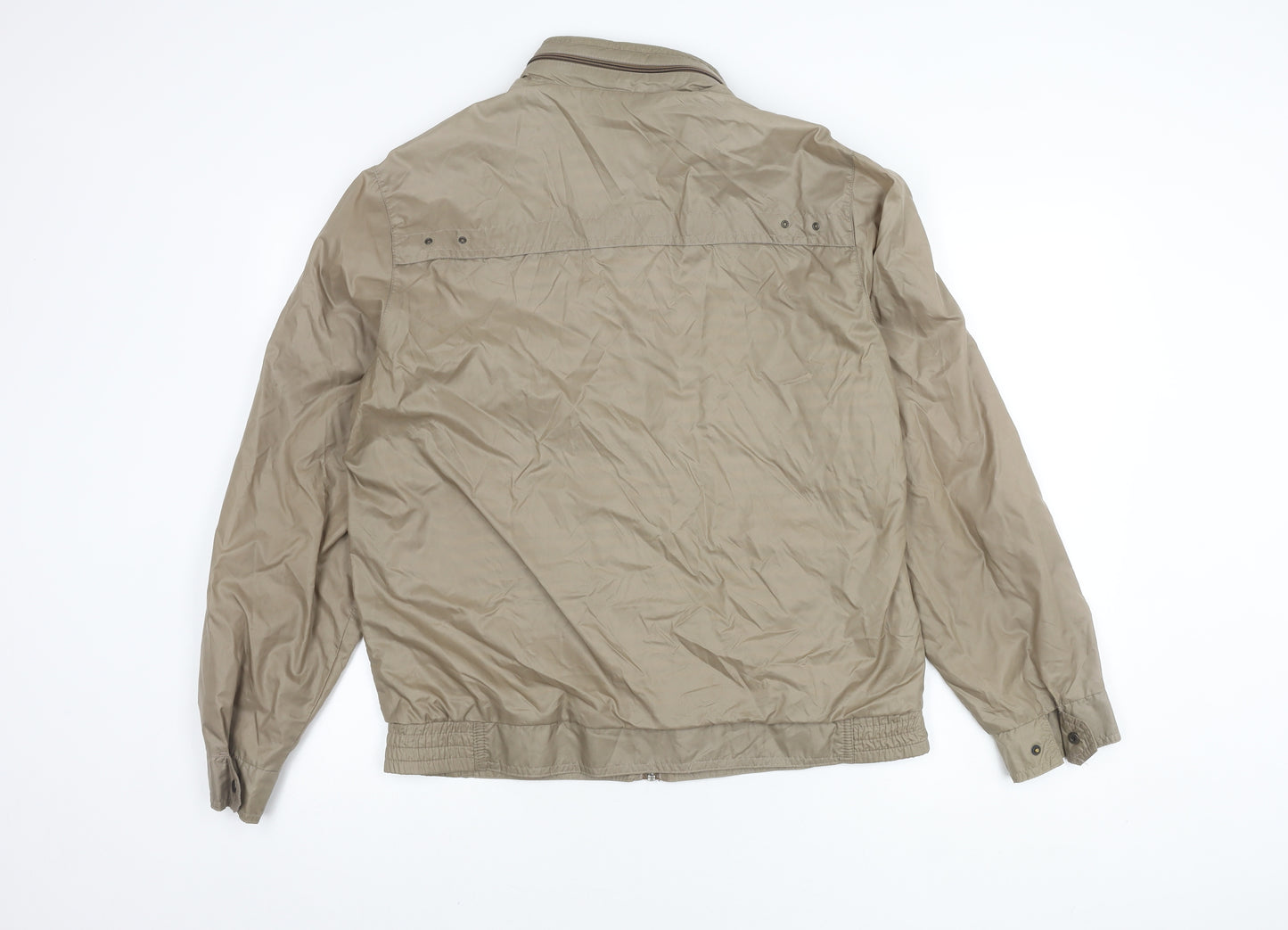 BHS Unisex Beige Bomber Jacket, M, Casual Lightweight