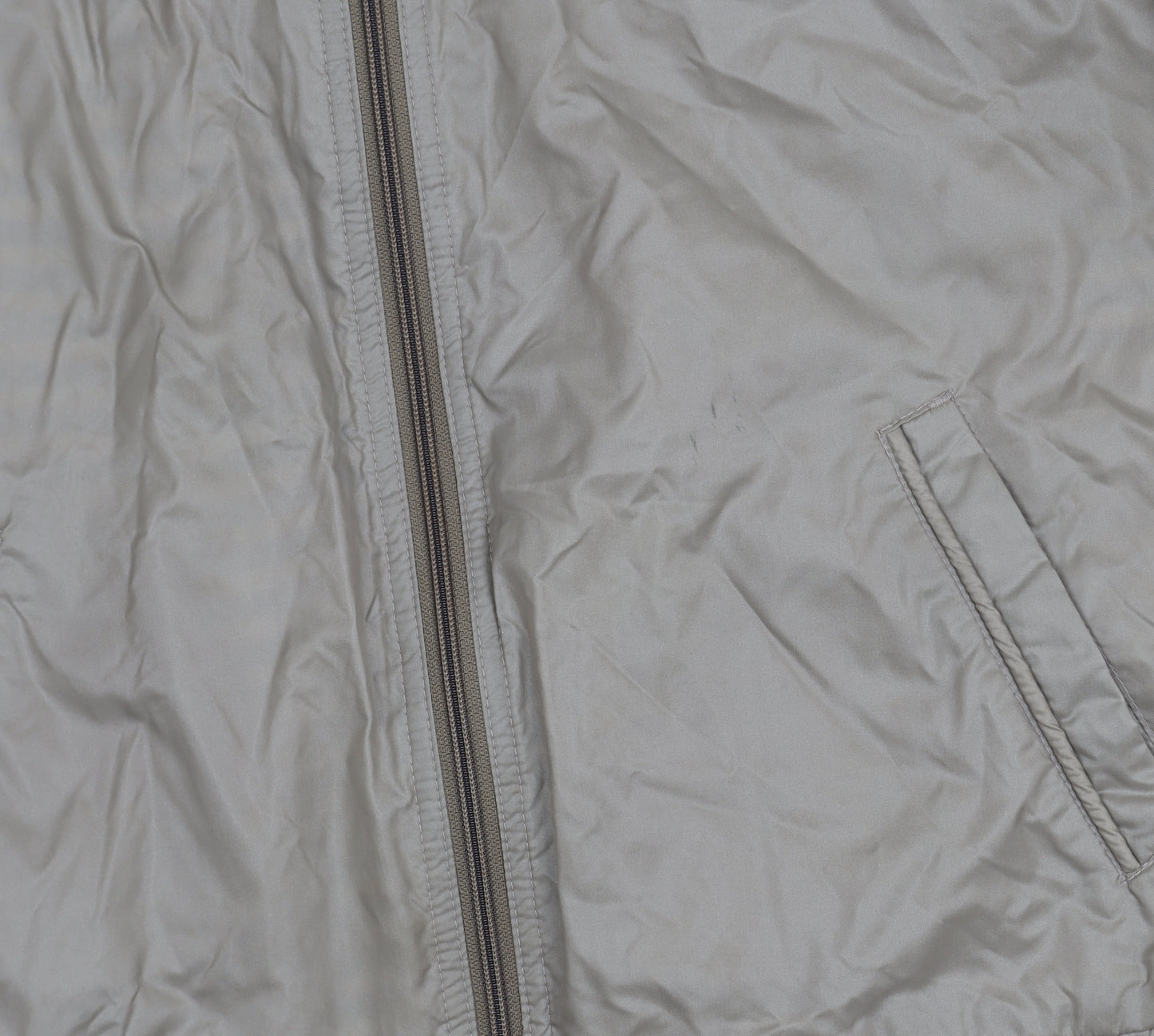 BHS Unisex Beige Bomber Jacket, M, Casual Lightweight