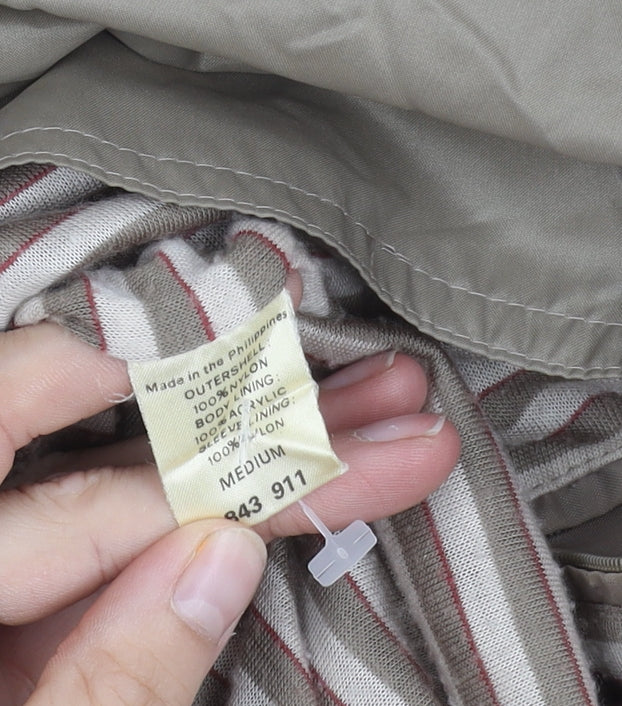 BHS Unisex Beige Bomber Jacket, M, Casual Lightweight