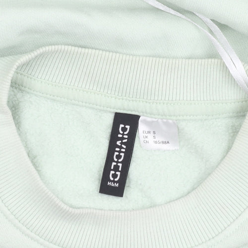 H&M Women's Green Sweatshirt Size S