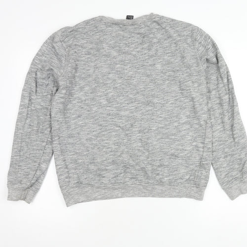 H&M Grey Cotton Sweatshirt Unisex Size 12 Casual
