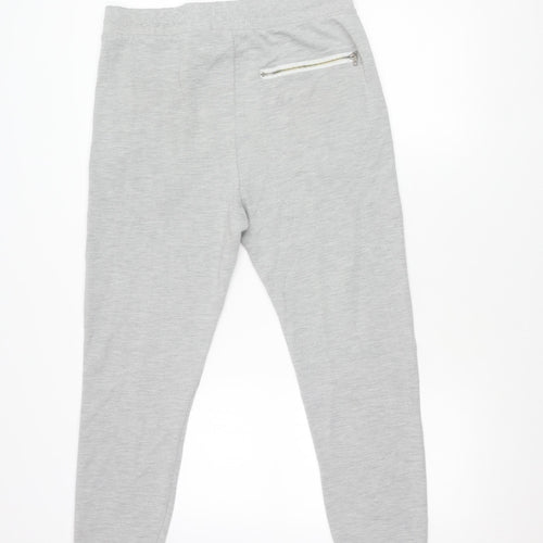 Topman Grey Jogger Trousers Men M Elastic Waist
