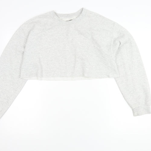 PrettyLittleThing Women’s Grey Pullover Sweatshirt S