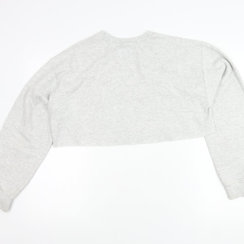 PrettyLittleThing Women’s Grey Pullover Sweatshirt S
