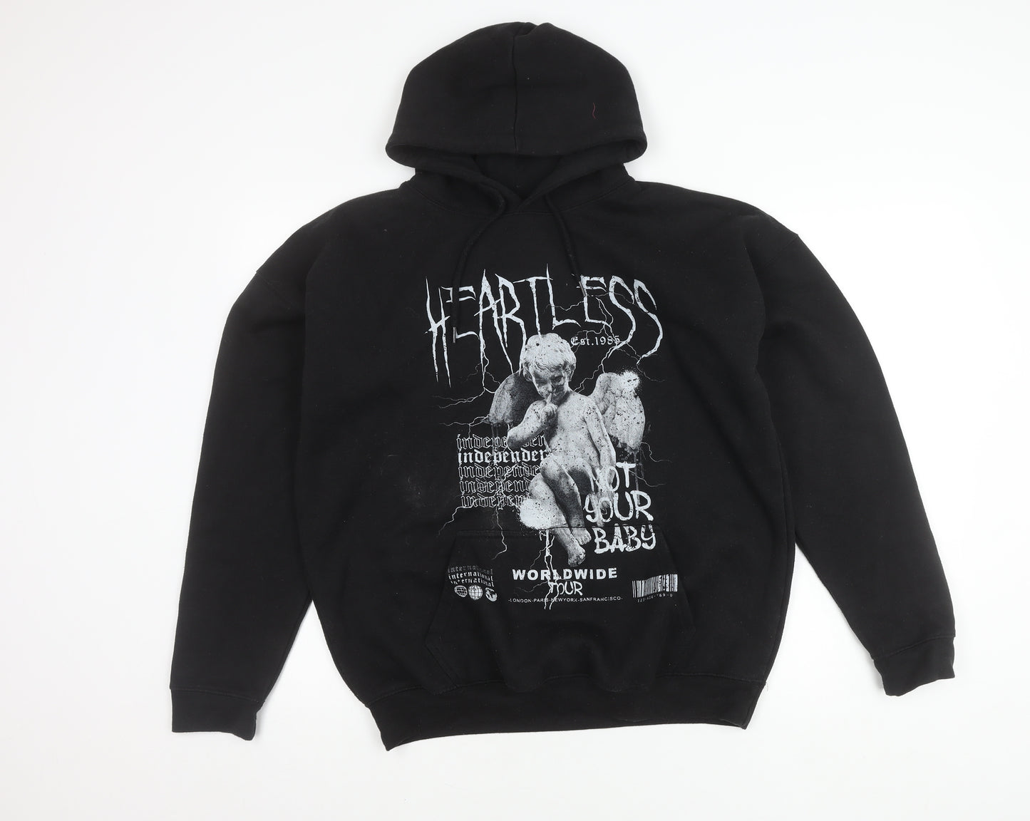 PrettyLittleThing Women's Black M Pullover Hoodie