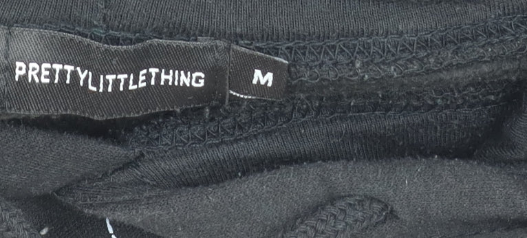 PrettyLittleThing Women's Black M Pullover Hoodie