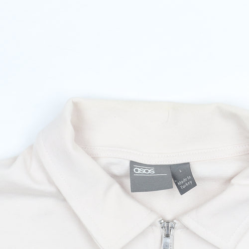 ASOS Women's White L Basic Jacket Casual