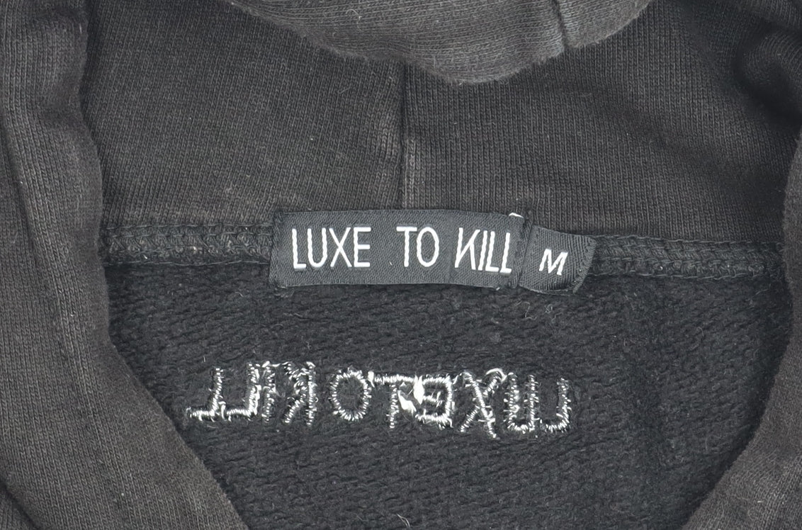 Luxe To Kill Women's Black Hoodie - Size M