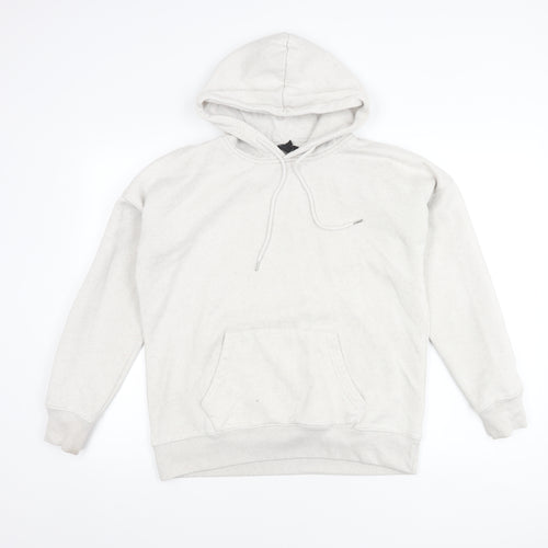 New Look Unisex Adults White Pullover Hoodie M