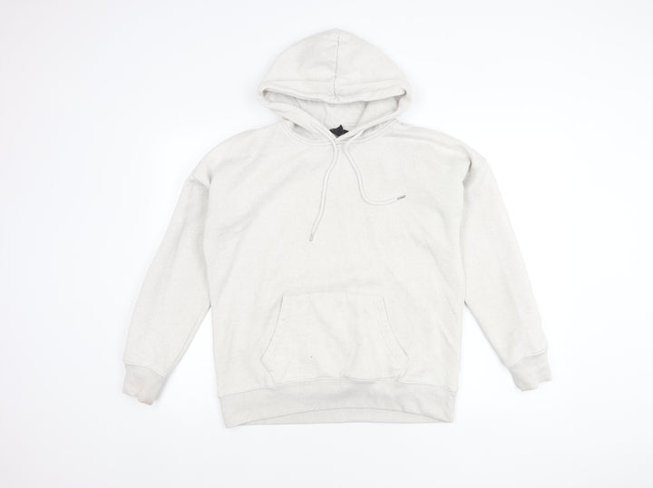 New Look Unisex Adults White Pullover Hoodie M