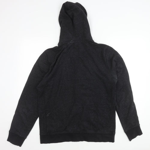 Next Men's Black Hooded Jacket Size L