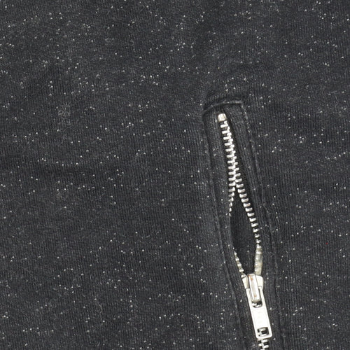Next Men's Black Hooded Jacket Size L