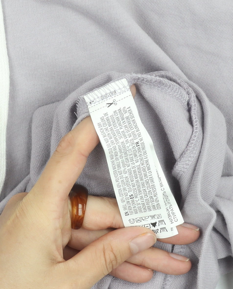 Forever 21 Women's Purple Cropped Hoodie Jacket M