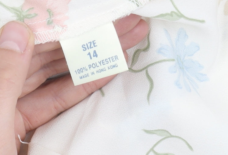 Debenhams Women's Floral Blouse Size 14, Multicoloured