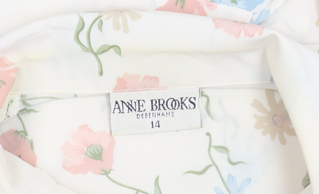 Debenhams Women's Floral Blouse Size 14, Multicoloured