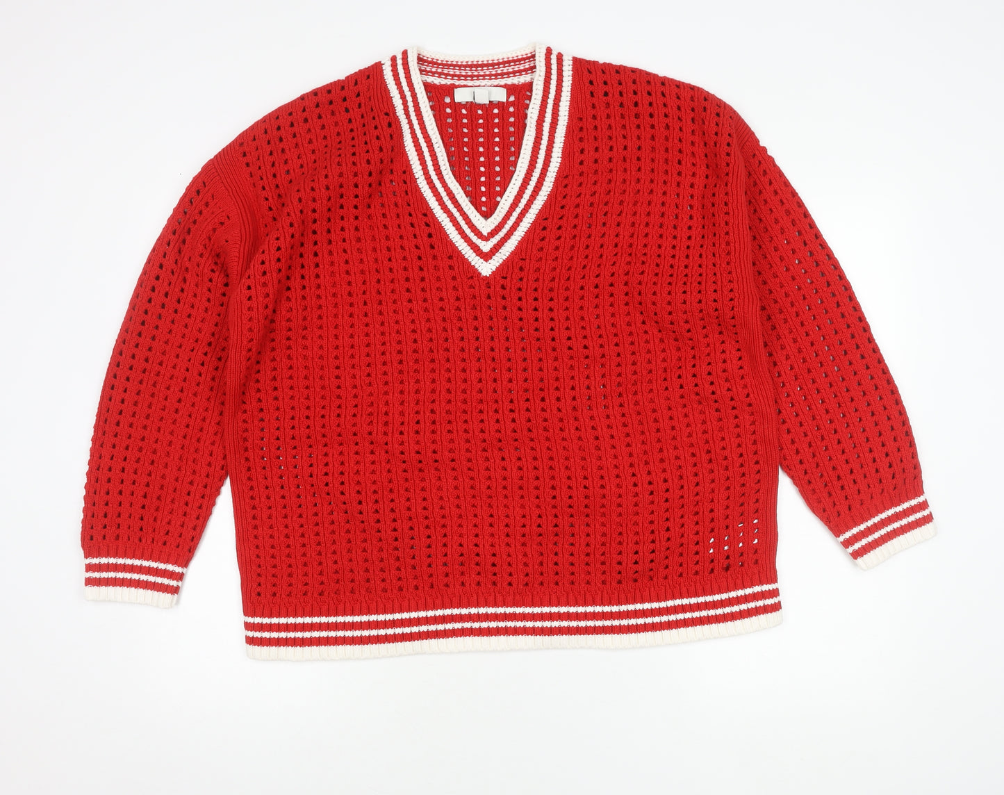 Marks and Spencer Women's Red Pullover Jumper, L