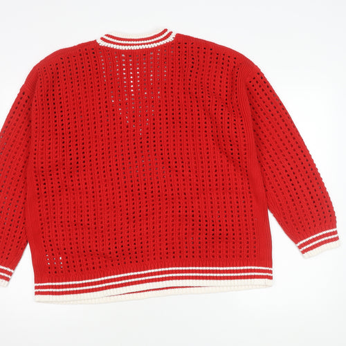 Marks and Spencer Women's Red Pullover Jumper, L