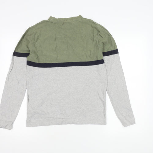 Jack & Jones Men's Green Crew Neck Pullover Jumper M