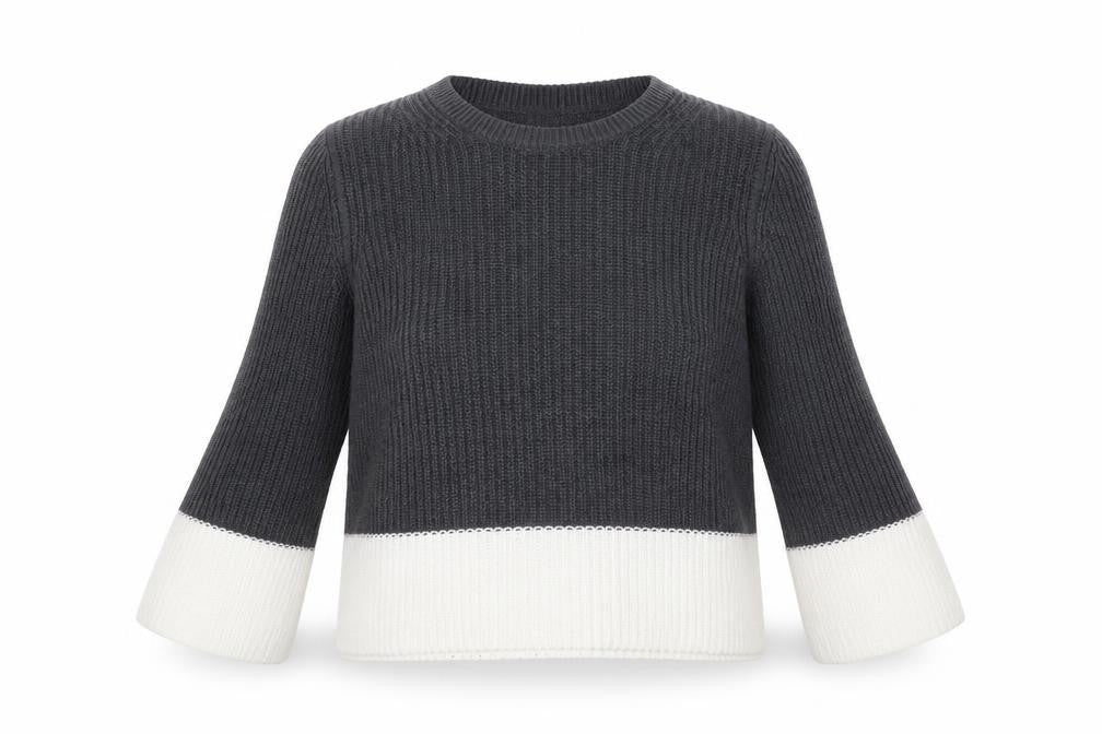 Gap Women's Grey Knit Pullover Jumper Size M