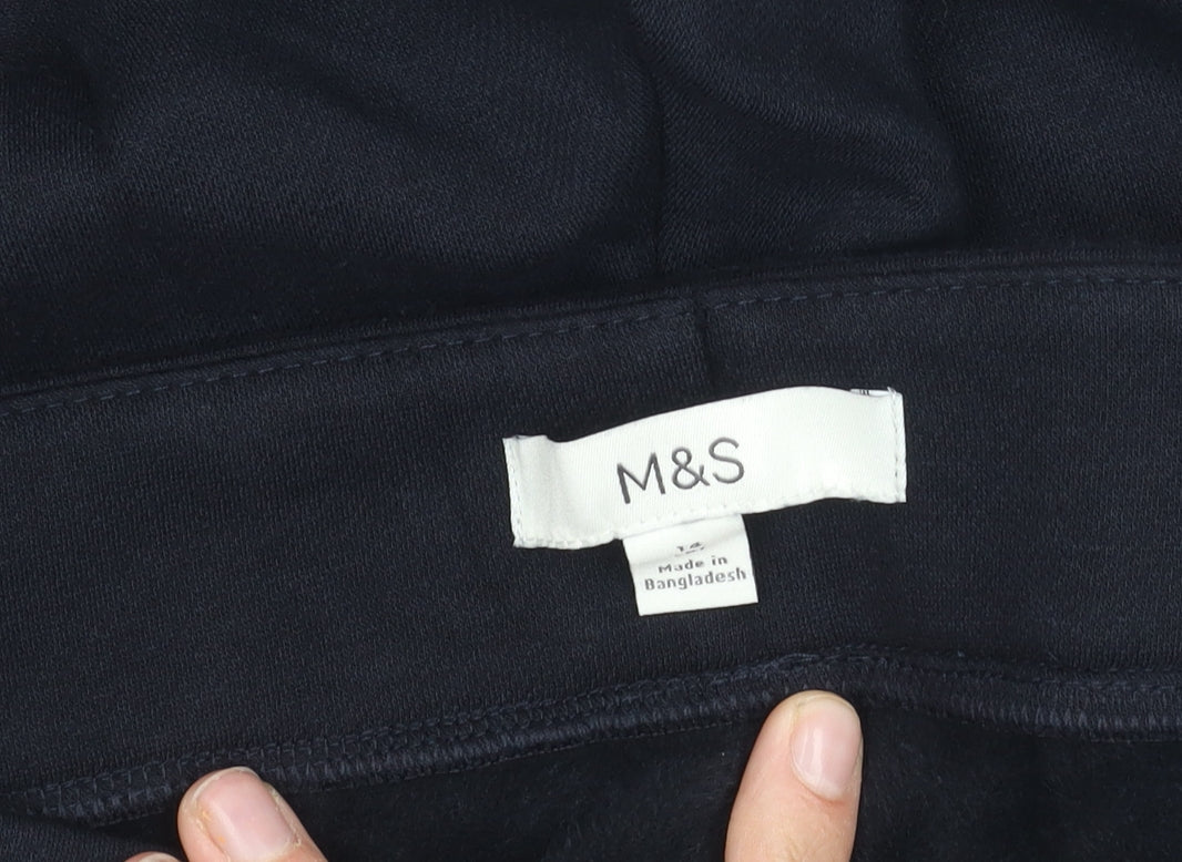 Marks and Spencer Women's Black Leggings, Size 14