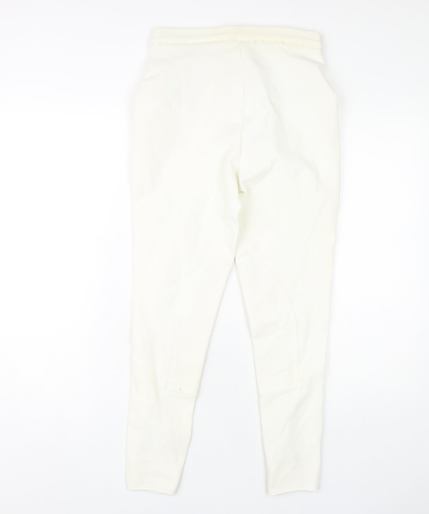 Harry Hall Women's White Leggings, Size 4, Skinny Fit